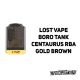 Boro Tank Lost Vape - Centaurus RBA - Gold Brown -zdjęcie numer 2
