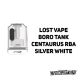 Boro Tank Lost Vape - Centaurus RBA - Silver White -zdjęcie numer 2