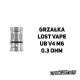 *Grzałka - Lost Vape UB V4 M6 - 0.3ohm (5szt.) -zdjęcie numer 2