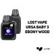 Pod Lost Vape Ursa Baby 3 - Ebony Wood -zdjęcie numer 2