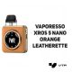 *POD VAPORESSO XROS 5 NANO - ORANGE LEATHERETT -zdjęcie numer 2