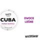 Woreczki nikotynowe - CUBA White Forest Berry 25mg -zdjęcie numer 2