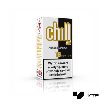**LIQUID CHILL OUT - Agrest Malina 18mg 10ml