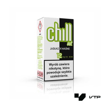 **LIQUID CHILL OUT - Jabłko kwaśne 12mg 10ml