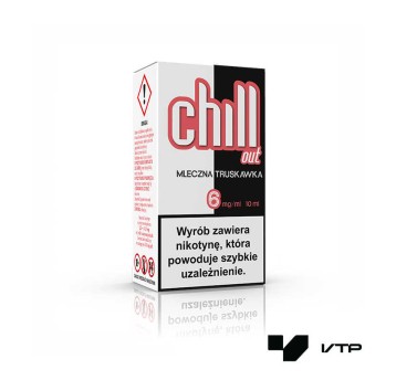 **LIQUID CHILL OUT - Mleczna truskawka 6mg 10ml