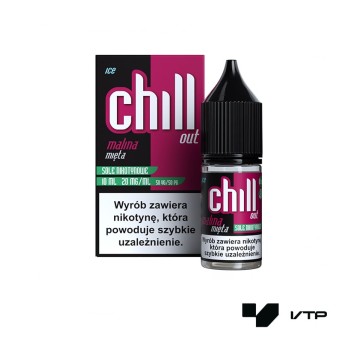 **Liquid Chill Out Salt - Malina Mięta Ice 20mg