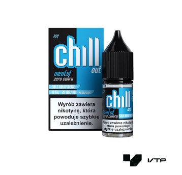 **Liquid Chill Out Salt - Mentol Zero Cukru Ice
