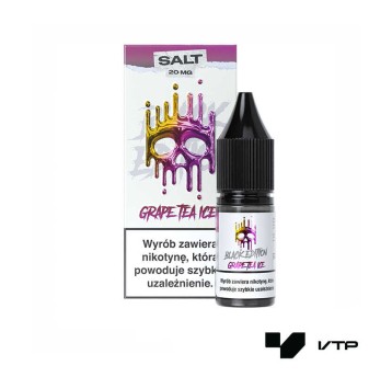 *LIQUID DARK LINE BLACK SALT - GRAPE TEA ICE 20MG