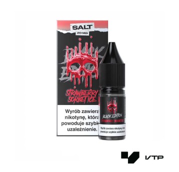 **LIQUID DARK LINE BLACK - STRAW SORBET ICE 20MG