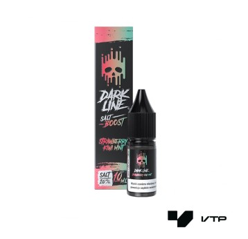 *LIQUID DARK LINE BOOST SALT-STRAW KIWI MINT 10ML