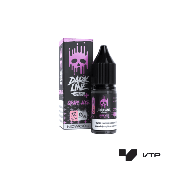 *LIQUID DARK LINE NICOTINE+ - GRAPE ALOE 10ML 12MG