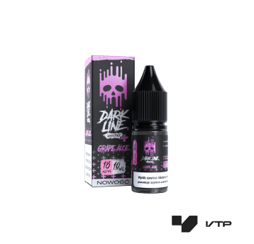 *LIQUID DARK LINE NICOTINE+ - GRAPE ALOE 10ML 18MG