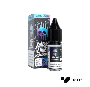 *LIQUID DOUBLE DL SALT - GRAPE X MENTHOL 10ML 10MG