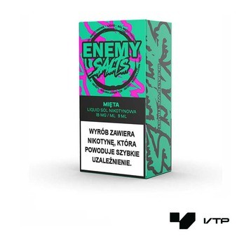 **Liquid Enemy Salts - Mięta 18mg 9 ml