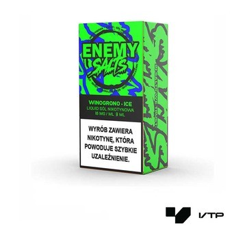 **Liquid Enemy Salts - Winogrono Ice 18 mg 9 ml