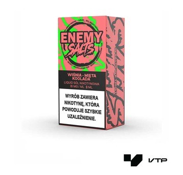 **Liquid Enemy Salts - Wiśnia Mięta Koolada 18 mg