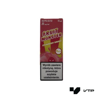 *LIQUID MVL - FRUIT MONSTER STRAW BANANA 10ML 20MG