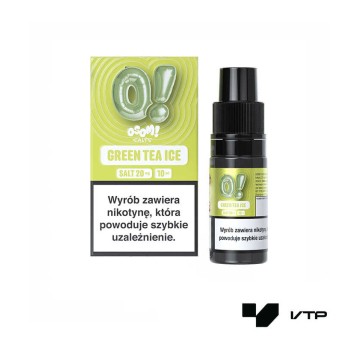 **LIQUID OSOM! SALTS - GREEN TEA ICE 10ML 20MG
