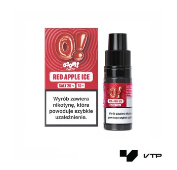 **LIQUID OSOM! SALTS - RED APPLE ICE 10ML 20MG