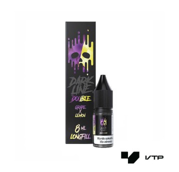**Longfill DOUBLE DARK LINE - GRAPE LEMON 8ML