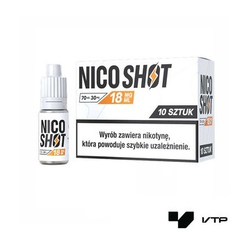 **Shot nikotynowy NICO SHOT 70/30 10ML 18MG