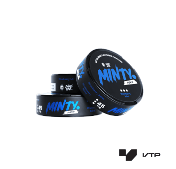 *Woreczki Nik. Dark Line MINTY - Blueberry Mint 45