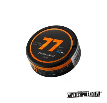 **Woreczki Nikotynowe 77 - Peach & Mint 20MG