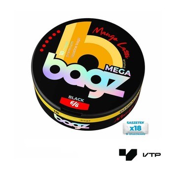 **Woreczki nikotynowe BAGZ BLACK MEGA - Mango Lassi 20mg/g