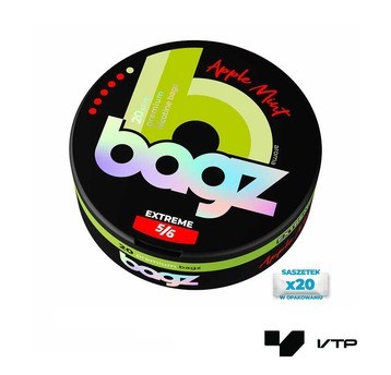 **Woreczki nikotynowe BAGZ EXTREME - Apple Mint 20mg/g