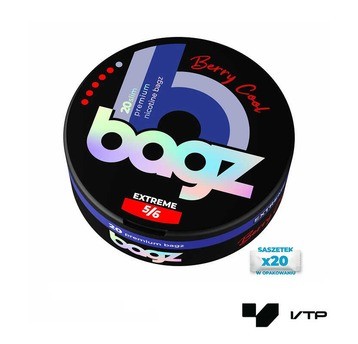 **Woreczki nikotynowe BAGZ EXTREME - Berry Cool 20mg/g