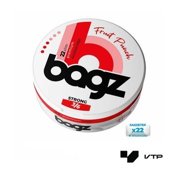 **Woreczki nikotynowe BAGZ STRONG - Fruit Punch 20mg/g