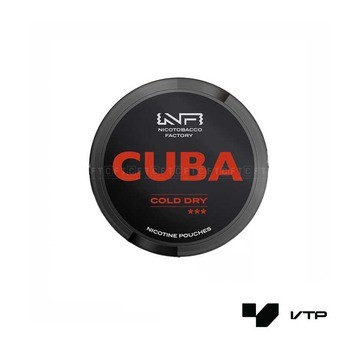**Woreczki nikotynowe CUBA Black - Cold Dry 20mg/g