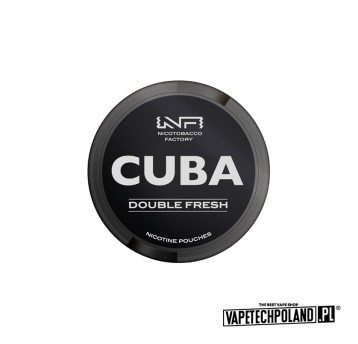 *Woreczki nikotynowe - CUBA Black Double Fresh 66m