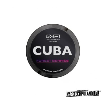 *Woreczki nikotynowe - CUBA Black Forest Berry 66m