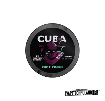 *Woreczki nikotynowe - CUBA Ninja Mint Fresh 30mg