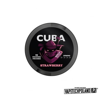 *Woreczki nikotynowe - CUBA Ninja Strawberry 30mg