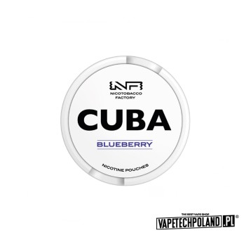 *Woreczki nikotynowe - CUBA White Blueberry 25mg
