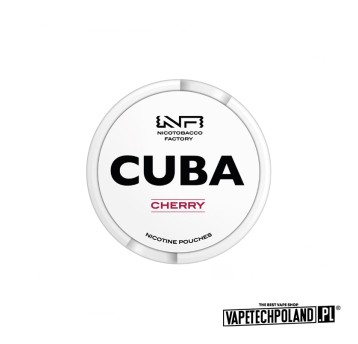 *Woreczki nikotynowe - CUBA White Cherry 25mg