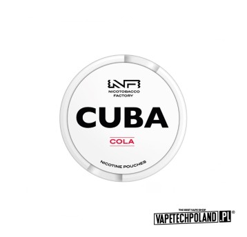 *Woreczki nikotynowe - CUBA White Cola 25mg
