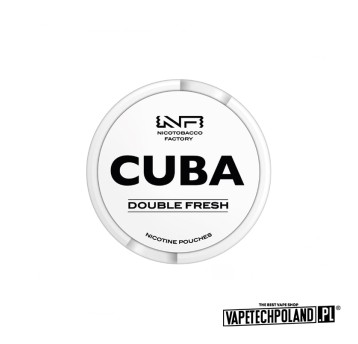 *Woreczki nikotynowe - CUBA White Double Fresh 25m