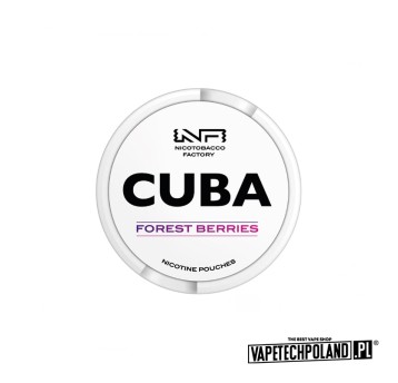 *Woreczki nikotynowe - CUBA White Forest Berry 25m