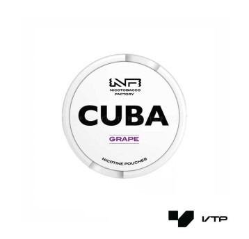 **Woreczki nikotynowe CUBA White - Grape 16mg/g