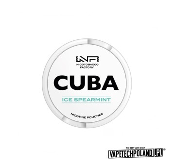*Woreczki nikotynowe - CUBA White Spearmint 25mg