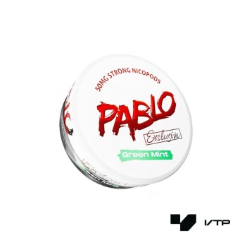 *Woreczki nikotynowe - PABLO Exclusive Green Mint