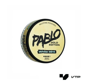 **Woreczki nikotynowe - PABLO GOLD White Mint 16MG