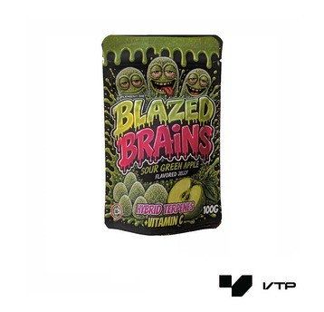 *Żelki BLAZED BRAINS - Sour Apple